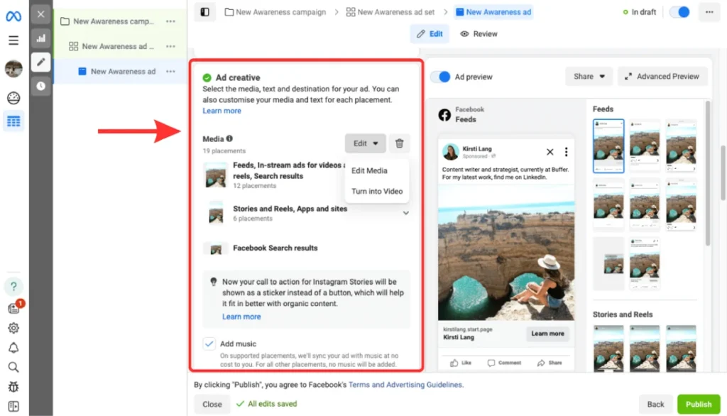 facebook Advertising Objectives
